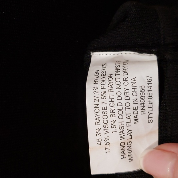 Shoshanna Black Embroidered Knit Illusion V-neck Dress Size S - Picture 8 of 8